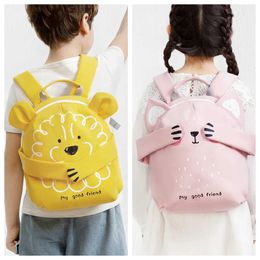 Backpacks Childrens cartoon backpack school kindergarten backpack travel backpack boys and girls childrens gift 2-6 years old d240516