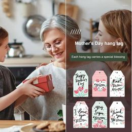 Decorative Figurines Mother's Day Tags Fireplace Hang Decor Ornaments Happy Labels Mom Label With String