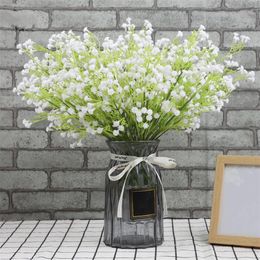 Decorative Flowers Artificial Gypsophila Bouquet Little Heads DIY Fake Flower Wedding Home Decoration