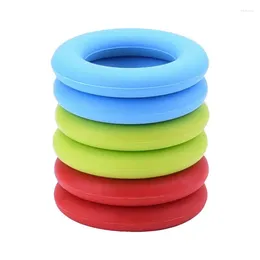 Table Mats 6pcs Silicone Drink Coasters Multifunctional Ring Shape Soft Cup Heat Resistant Safe Kitchen Counter Pot Holders