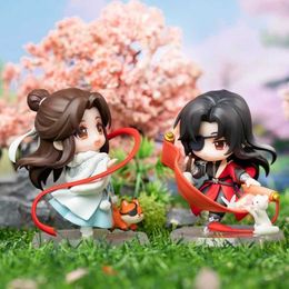 Action Toy Figures Xie Lian/Hua Cheng Tian Guan Ci Fu 7.5cm Anime Character Cute Action Character Handsome Gift S2451536