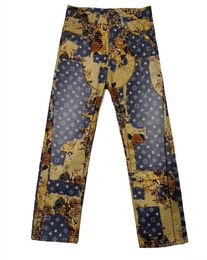 Designer Jeans Mens Jeans V High Quality Jeans Luxury Denim Pant Floral Motifs Splicing and Patching Process Diamond Shape Map Pattern
