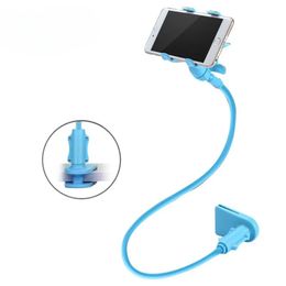 Universal Lazy Holder Arm Flexible Mobile Phone Stand Stents Holder Bed Desk Table Clip Gooseneck Bracket for Phone Muti Colours