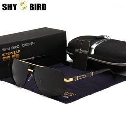 Top Quality Anti Glare HD Polarised Sunglasses Men039s New Aluminium Aviation Sunglasses Big Size mens17843502