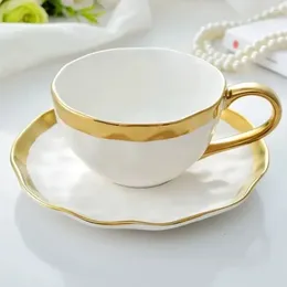 Mugs Ceramic Coffee Cup And Saucer Set Breakfast Cups Couple's Water Glasses Milk Tea Mug