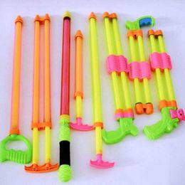 Sand Play Water Fun Childrens toys pull-out extended water gun drifting playing beach transparent pump H240516