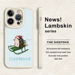 Sheepskin Rubber Shockproof Phone Case for iPhone(B279)