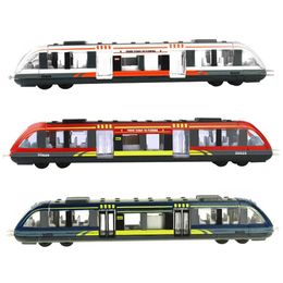 Diecast Model Cars Train toy mini simulation subway model Inertia slider alloy plastic car childrens toy WX
