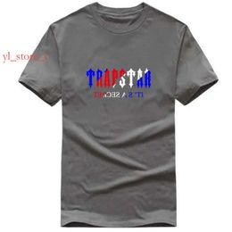 Trapstar DESIGNERS Tee 100% Cotton Crew Collar T Shirt Men Casual High Quality Summer Short Sleeve Mens T Shirts Fashion Basic T Shirt Male Graphic T-Shirt 96