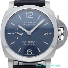 Panerei Luminors Luxury Wristwatches Automatic Movement Watches Swiss Made PANERAISS Luminors Quaranta 1.6-inch blue PAM01370 box warranty with stainless steel