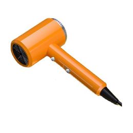 Hair Dryer Household Heating and Cooling Anion Hair Dryer for Home Travel Hair Care MIni HairDryers Blow US Plug Orange 240516