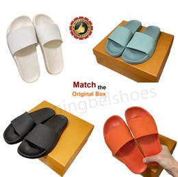 2025 Men Slippers Women Sandals Classic Flat Rubber Slipper Animal Letter Graphic Printing Fashion Summer Couple Shoes Flip Flops Flat shoes WIth Box Wholesale