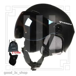 Ski Helmets MOON Goggles Skiing Helmet Integrally-molded PCEPS High-quality Ski Helmet Outdoor Adult Sport Ski Snowboard Skateboard Helmets 231120 314