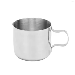 Mugs Mini Frothing Cup Coffee Pitcher Milk Frothed Stainless Steel Barista Tool Latte Art Jug For Families