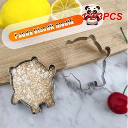 Baking Moulds 1/2/3PCS Pastry Molds Panda Shape Stainless Steel Irregular Durable Tool Mould Food Grade