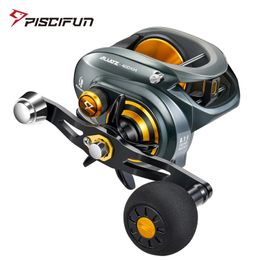 Piscifun Alijoz 400 Baitcaster Fishing Reels 38lbs Max Drag 81 Bearings Aluminium Frame Freshwater Saltwater Fishing Reels 240507