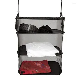 Storage Boxes Closet Organiser Multi-layer Wardrobe Foldable Item Rack Clothes Inner Hanger Shelf For Home Inside