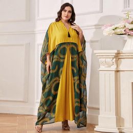 Ethnic Clothing Embroidery Bead Dress For Women Plus-size Arabia Dubai Abayas African National Style Party Kaftan Muslim Vestidos