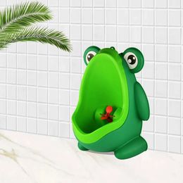 Cute Frog Standing Potty Training Urinal for Boys with Funny Aiming Target Bathroom Pee Trainer Toilet L2405