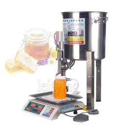 Commercial Honey Filling Machine Gear Honey Pump Weighing Type Viscous Liquid Automatic Filler Food Processor