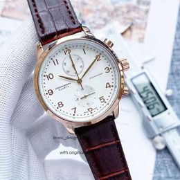 IWCity Watch AAA Designer de alta qualidade IWCity Portugal Collection Time Horário de quartzo Vista Swiss Watches Men's Luxury Watch With Original Box C189