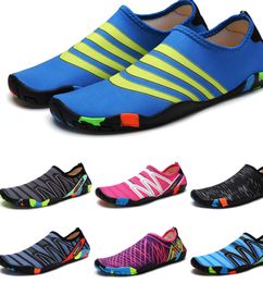 2024 Water Shoes Water Shoes Women Men Slip On Beach Wading Barefoot Quick Dry Swimming Shoes Breathable Light Sport Sneakers Unisex 35-46 GAI-428555