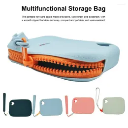 Storage Bags Bag Simplicity Data Cable Headphones Mini Silicone Portable Key Card Case Home Supplies
