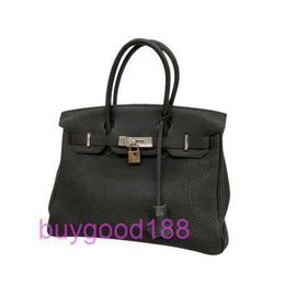 AA Briddkin Top Luxury Designer Totes Bag Stylish Trend Shoulder Bag 30 Black Leather Handbag Authentic Womens Handbag