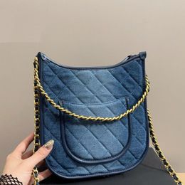 Luxury Designer bag shoulder bag sac luxe denim crossbody bag tote handle bag new fashion women purses top quality ladies hobo bucket bag 2024