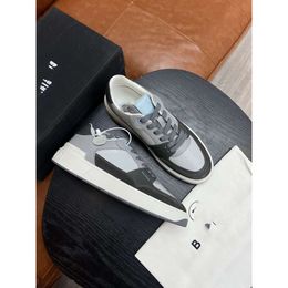 B-COURT Men's fashion sneaker men causal designer shoes trend versatile one legged low top flat men's leather shoes waterproof white spring and autumn trendy 205