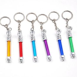 TOPPUFF wholesale alluminum mini smoking pipe keychain ultra small portable vaporizer shisha mouth tips pipe cleaners ZZ