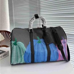 10A Fashion Keep Classic Duffle Bag 231215 Travel Bag UNISEX Handbag Fashion Designer Large Baggage Handbags Capacity 45CM Luggage Aejfi