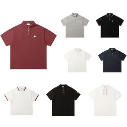 Designer mens Basic business polos T Shirt fashion france brand Men's T-Shirts armbands letter Badges polo shirt shorts