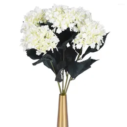 Decorative Flowers Lychee Artificial Hydrangea Flower Fake Floral Decors Party Home Living Room Decoration