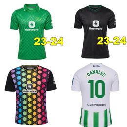 Real Betis ISCO Soccer Jerseys Football Shirts 23 24 Men Kids Kit JOAQUIN FEKIR B.IGLESIAS CANALES WILLIAN J Shirt WILLIAM CAMARASA JUANMI VICTOR RUIZ