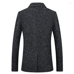 Men's Suits 2024 Autumn Winter Blazer Mens Korean Slim Solid Colour Smart Casual Coat Business Jacket Suit