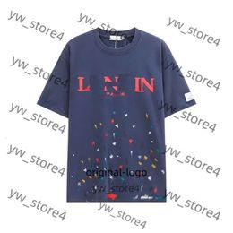 lanvis shirt Brand Men's T-shirts Designer Luxury Classic T Shirt Chest Letter Printed Shirt lanvis High Tshirts Shoe Cotton Loose Tees Lavin Hoodie d45d