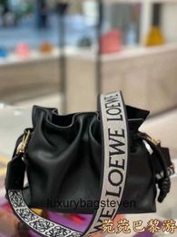 Loeiwe High end Designer flamencos bags for women Lucky Bag Mini Drawstring Handbag Single Shoulder Crossbody Bag Handbag Women Bag Original 1:1 with real logo and box