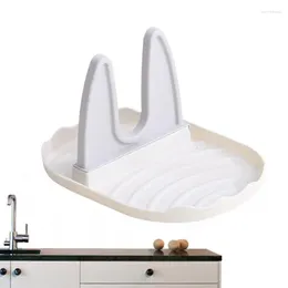 Kitchen Storage Pot Lid Organiser Rack Cover Holder Wear Resistant Pan Decor Tool For Counter Stove Top And Countertop