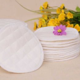 Breast Pads 12 pieces (6 pairs) 3-layer cotton reusable breast pad care waterproof organic washable pad baby breast feeding accessories d240516