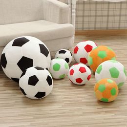 New Soft Football Shape Stuffed Doll Soccer Plush Toy Kids Baby Gift Mascot Ball Party Decoration Children's Day Holiday Gifs