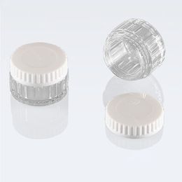 5g Transparent Plastic Jars Cream Jars powder Square Sample Bottle Empty Pot Cosmetics Packaging Containers Manicure Tool J59