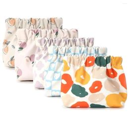 Storage Boxes 5 Pcs Small Makeup Bag Water-resistant Pocket Cosmetic Cute Mini Pouch Portable Travel Multifunctional