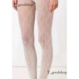 Womens Sexy Lace Stocking Fashion Letters Pattern Long Socks Classic Stockings Hot Hosiery Women's Leggings Tights Letter Print Underwear 5Db