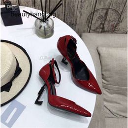 yslheels YS Women Designer Dress Sandals Shoes Wedding Sexy Heels Shoes Fashion Party Heel Luxury Woman Leather High Quality FDSA