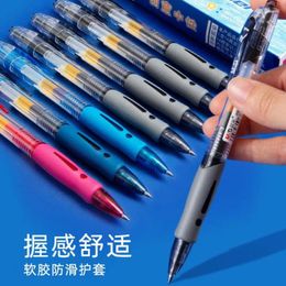 Press Neutral Pen Head Refill Black Blue Red Signature Office Large Capacity 0.5mm Brush Question Finance