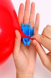 Quick Knot Tying Tool For Latex Balloon Party Supplies Clips Tie Balloons Knotter 100Pcs9923953