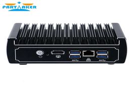 Fanless hardware firewall Partaker I7 pfsense mini pc Kaby Lake celeron 3865U with 6RJ45 1000M LAN 4 USB 307166649