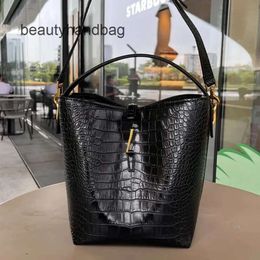 YS Handbags Bucket Tote Bag Fashion ysllbag Cross Body Bags Genuine Pattern Leather Gold Hardware Letter Removable Shoulder Strap Zipper Wallets Cell Phone Purse