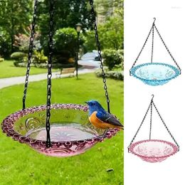 Other Bird Supplies Flower Shaped Hanging Feeder Hangable Hummingbird Baths For Outdoors Food Water Container Lawn Garden Patio